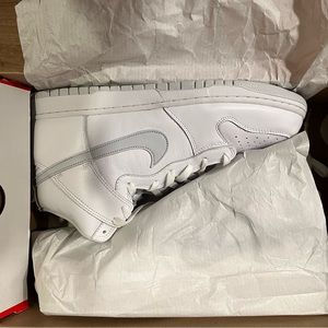 Nike SB dunk high, white, 13